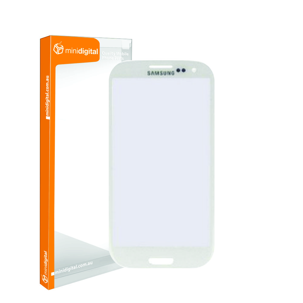for Samsung Galaxy S3 i9300 / i9305 White Front Glass
