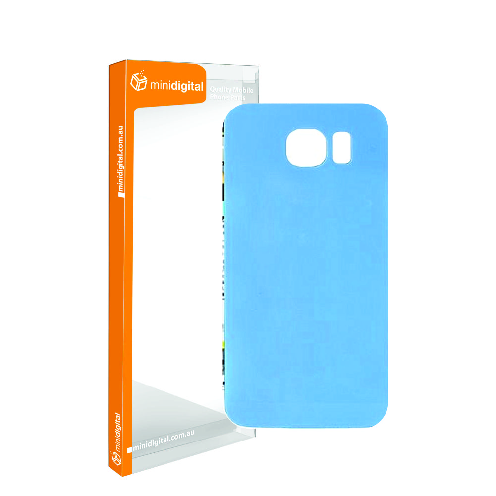 Light blue Back Battery cover for Samsung Galaxy S6.