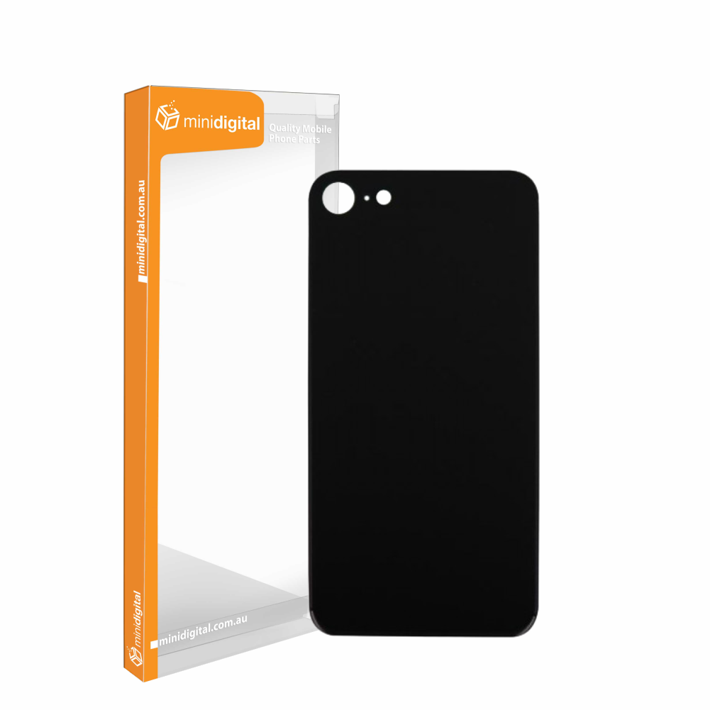 for Apple iPhone X Rear Cover Glass in Black