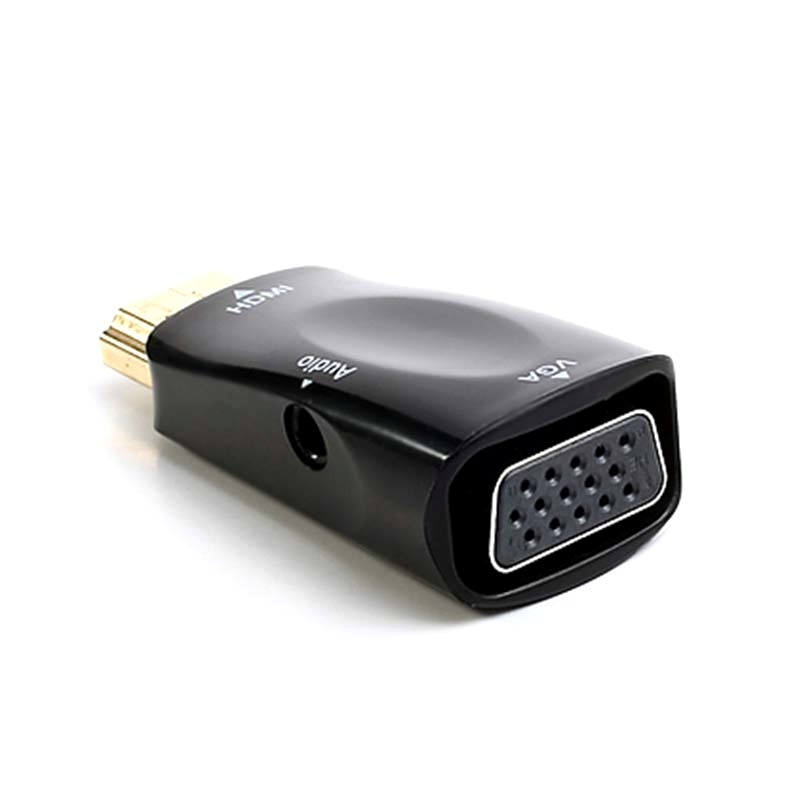 HDMI Male to VGA Female Adapter Converter 3.5MM audio