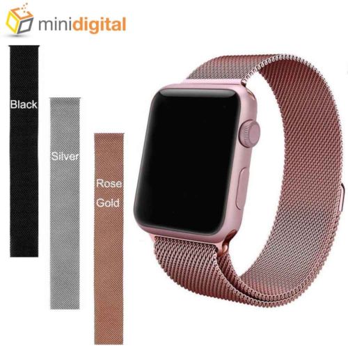 Milan steel mesh Band for Apple Watch 1 2 3 38mm 42mm