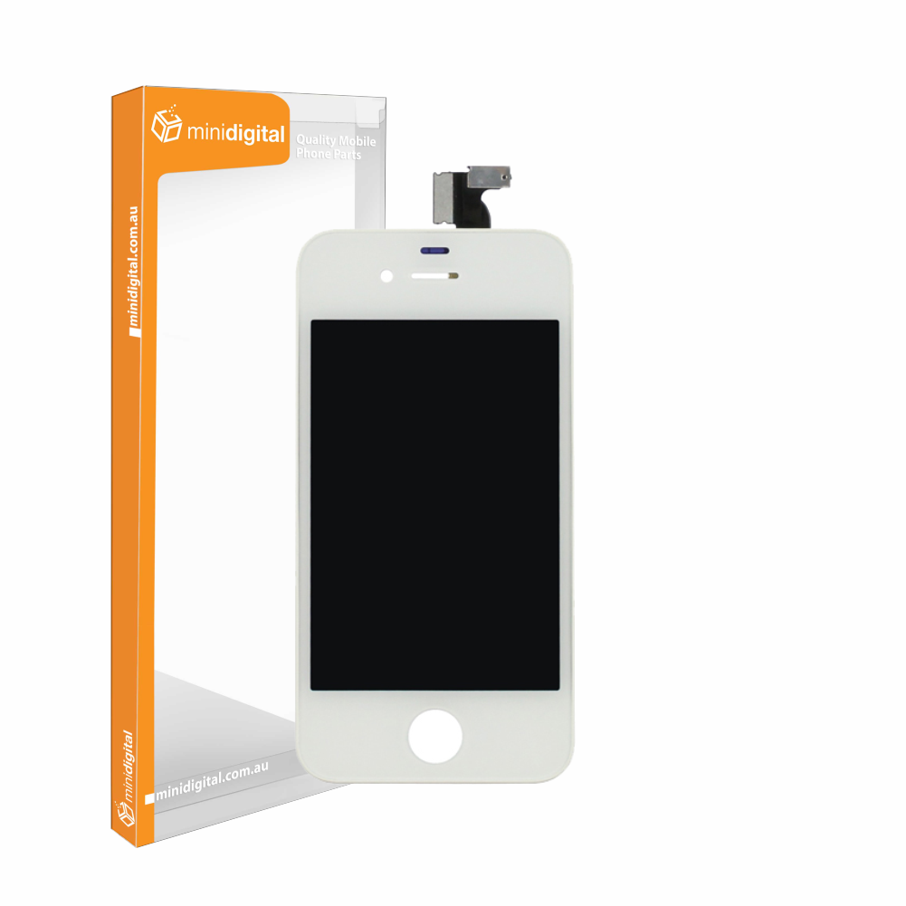 White LCD and touch screen assembly for iPhone 4s
