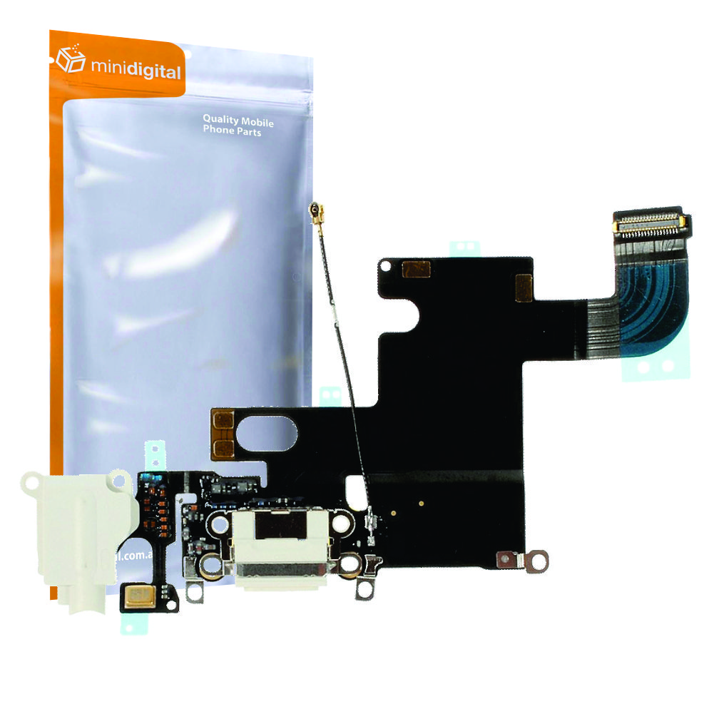 iPhone 6 PLUS 5.5" Charge Port USB Earphone microphone Flex white