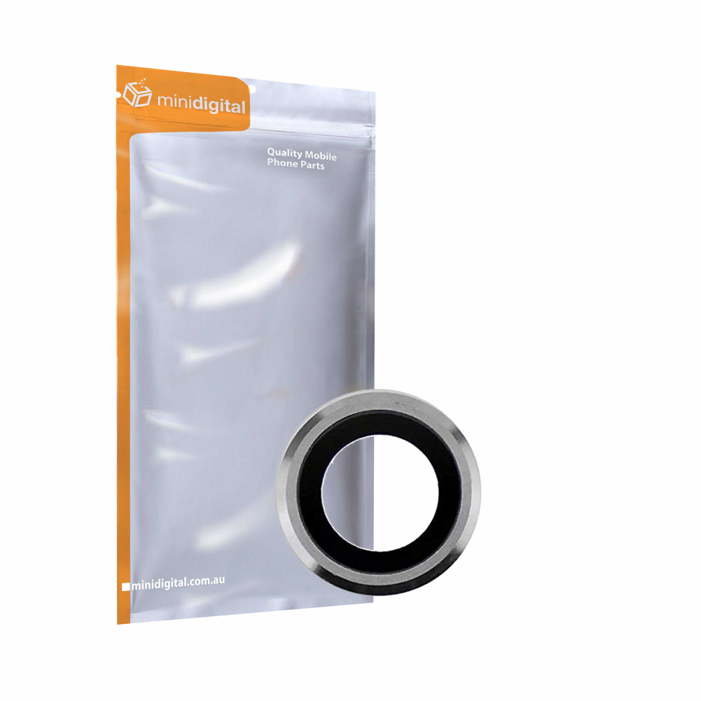 rear camera lens and frame silver white for iPhone 6