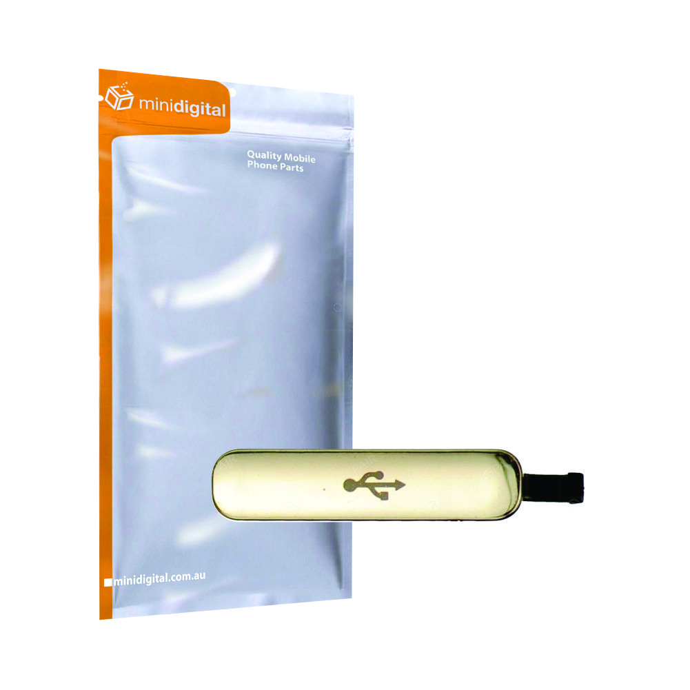 gold Charge Port Cover for Samsung Galaxy S5 G900