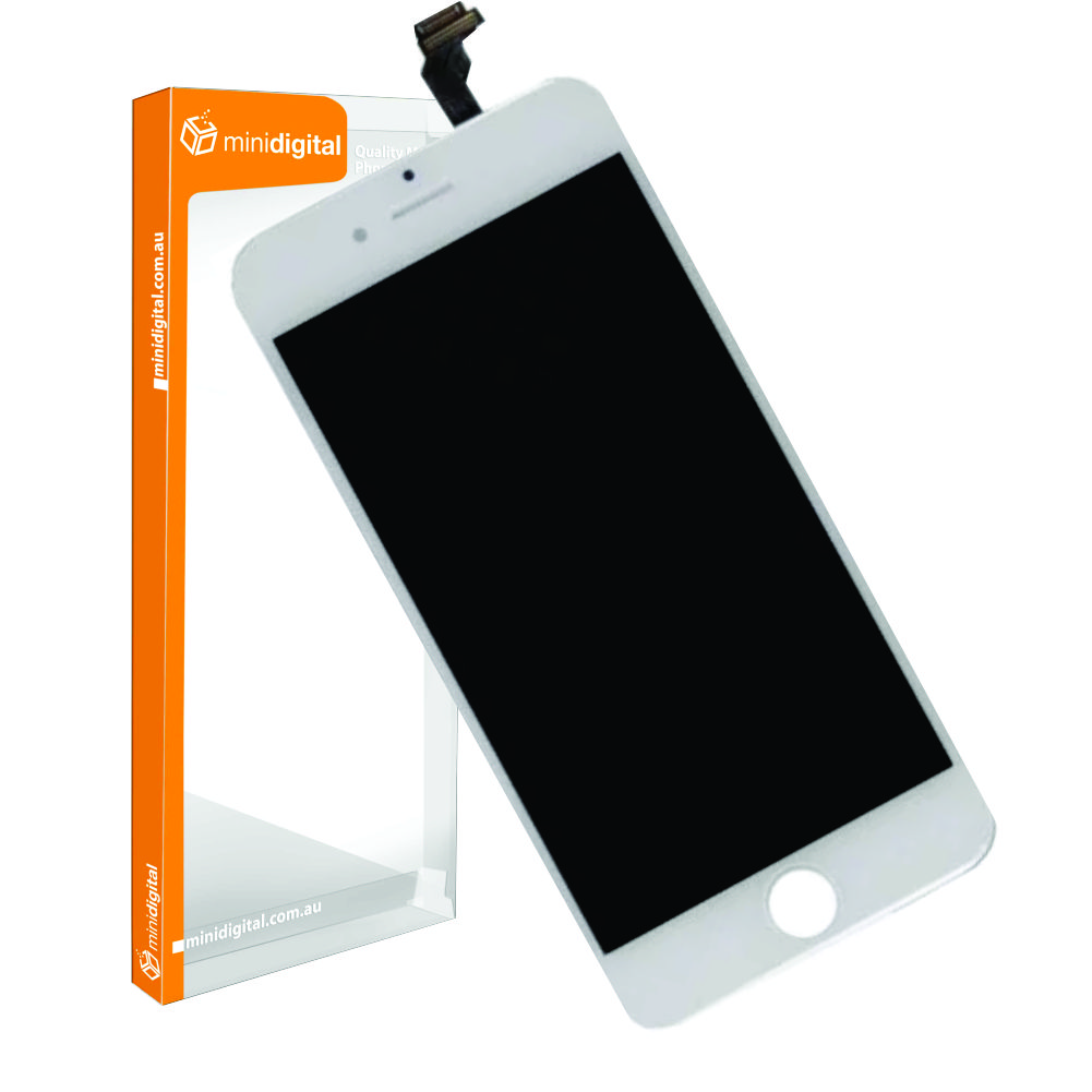 White LCD and touch screen assembly for iPhone 6S plus