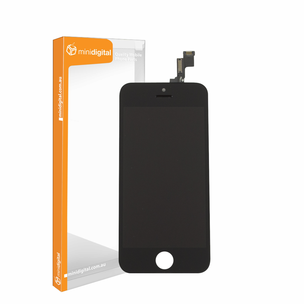 Black LCD and touch screen assembly for iPhone 5SE SE