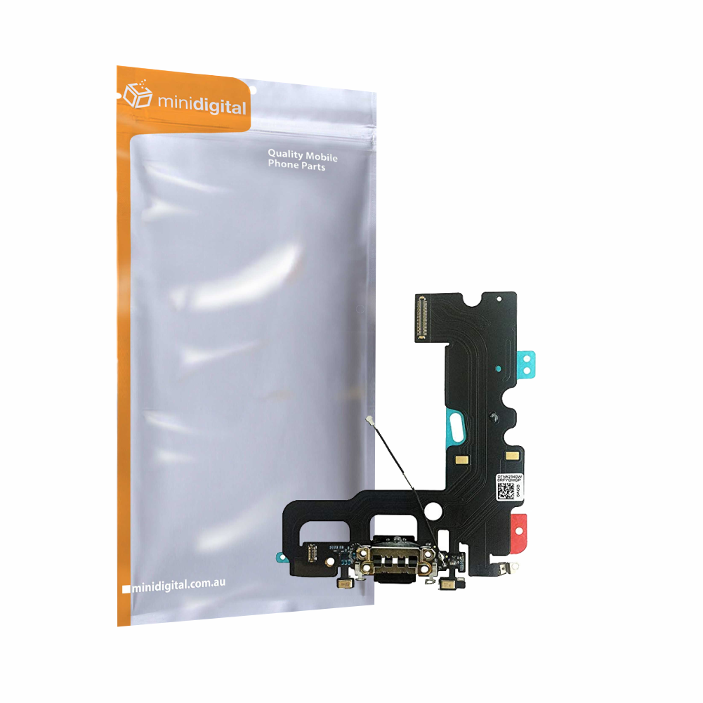 for iPhone 7 Charge Port USB Earphone microphone Flex black