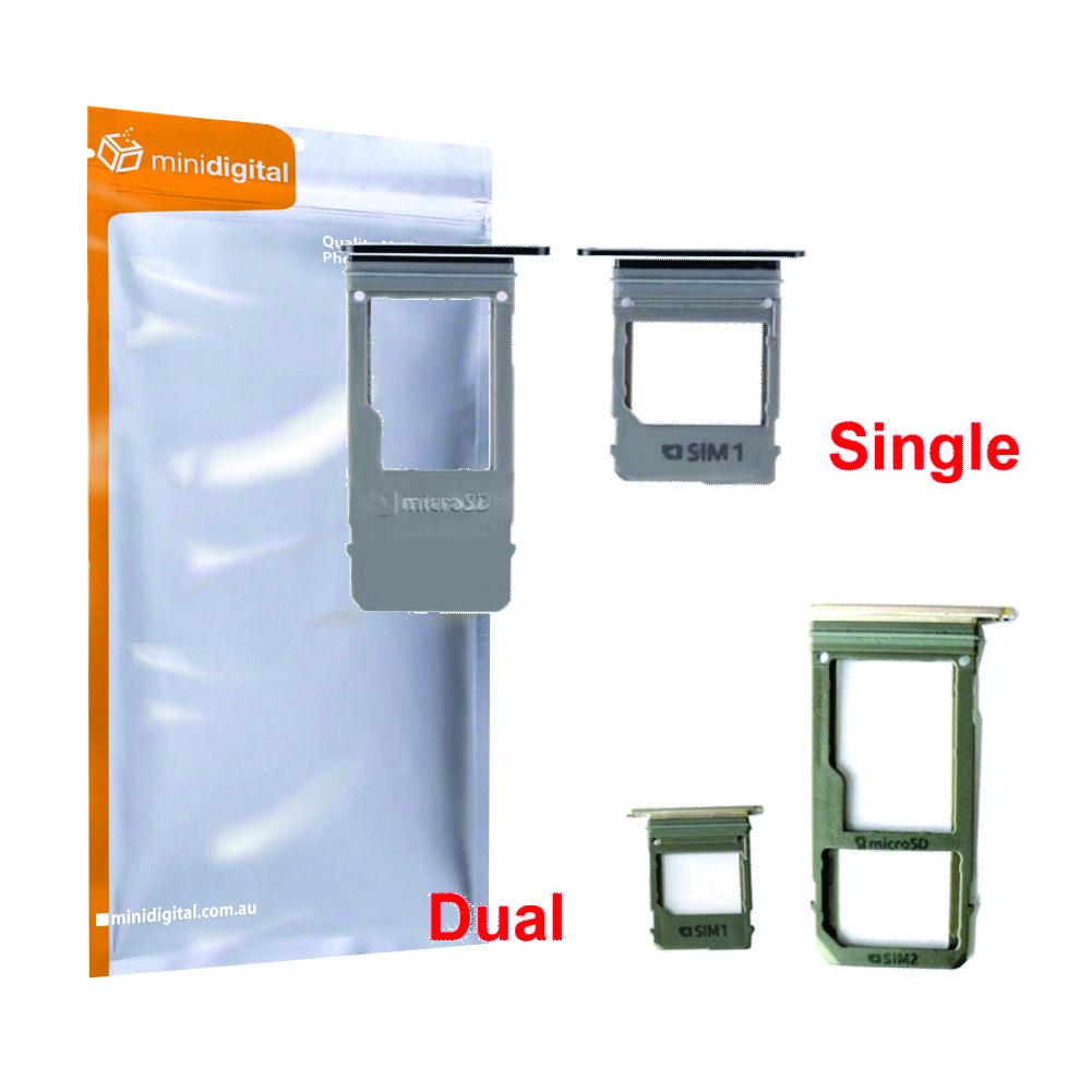 for Samsung Galaxy A520 dual sim tray and micro sd card tray set gold