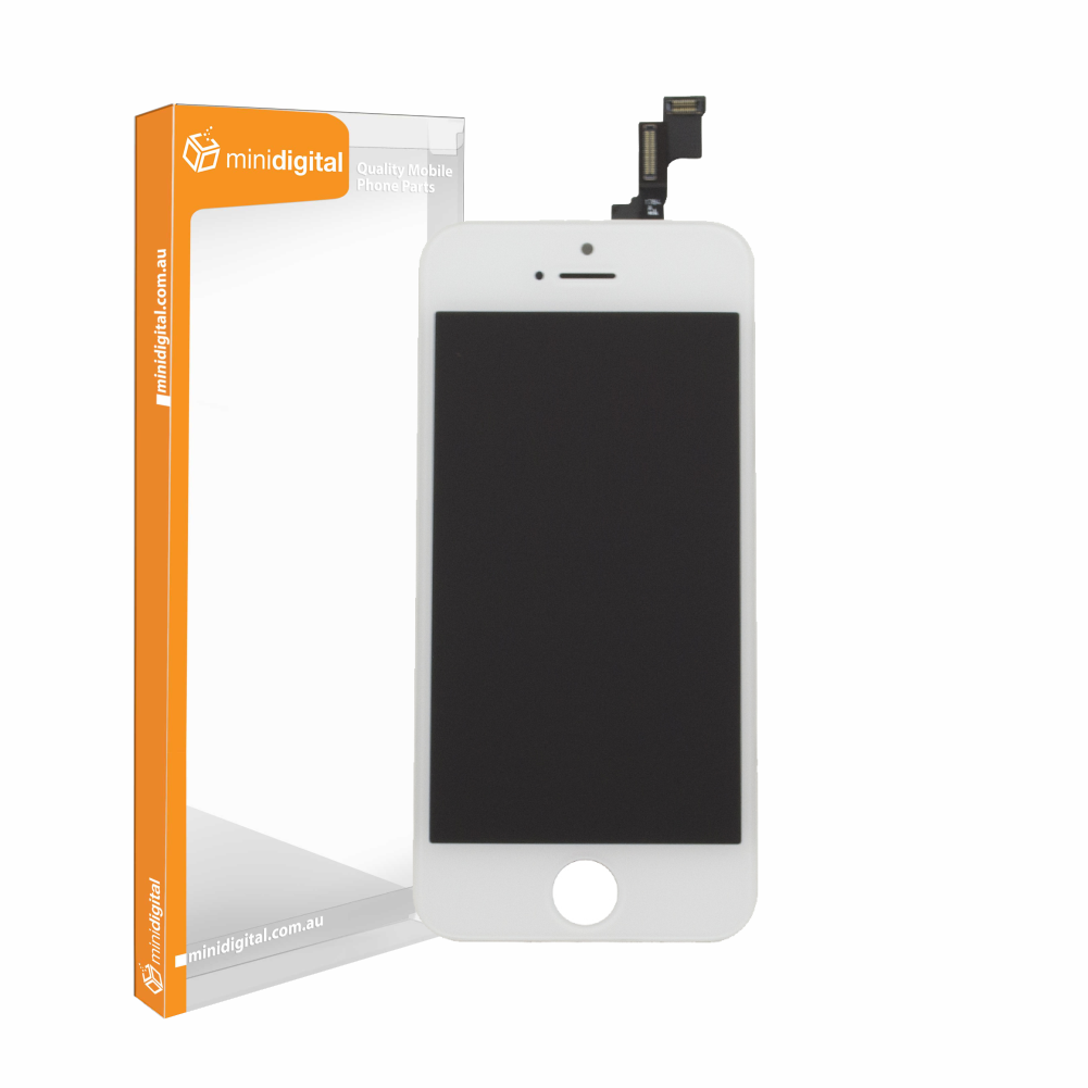 White LCD and touch screen assembly for iPhone 4