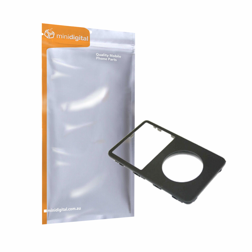 for ipod video 5 front housing black